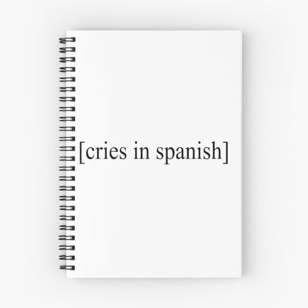 Item preview, cries in spanish white designed and sold by Ana  Ledezma.