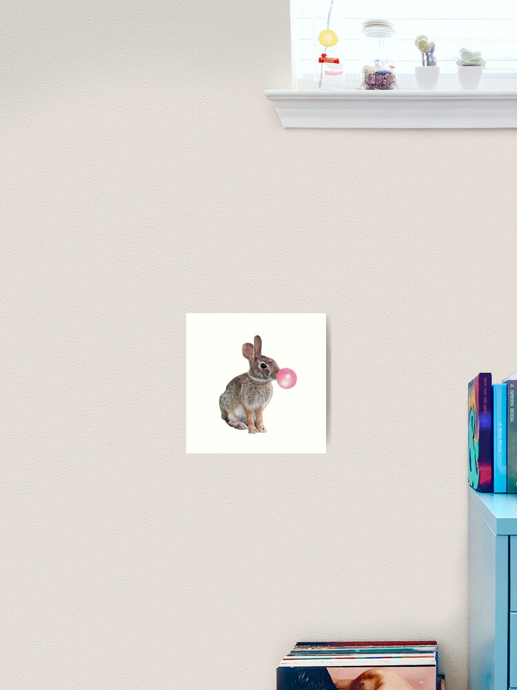Bubble Bunny! | Art Print