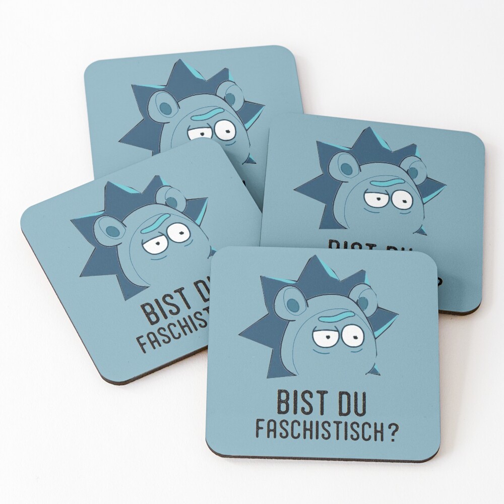 Bist Du Faschistisch? Coasters (Set of 4)