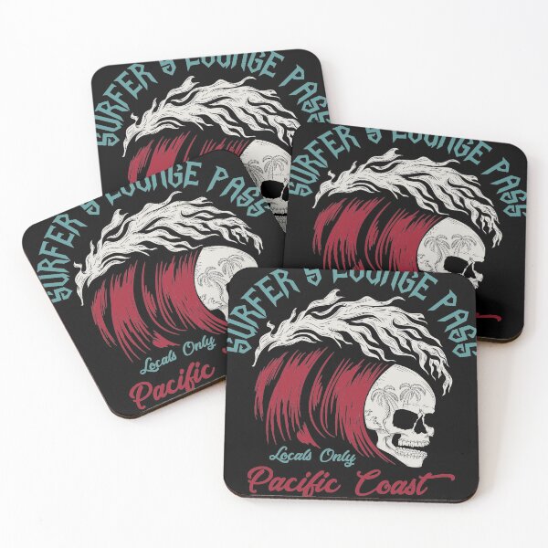 Item preview, Surf skull with waves and cool text. designed and sold by kamui7mx.