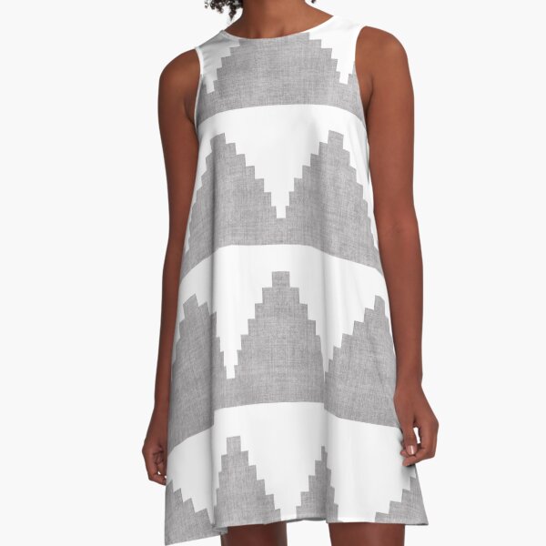 Lash in Grey A-Line Dress