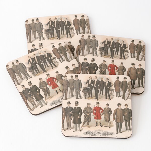 Item preview, Men's fashion fall and winter 1895 designed and sold by aapshop.