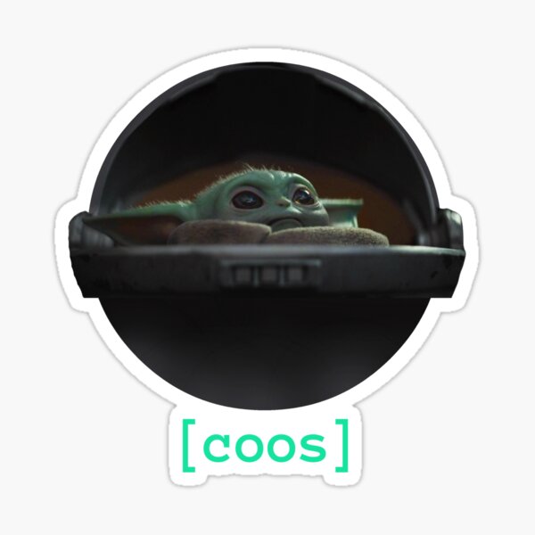 The child cooing Sticker
