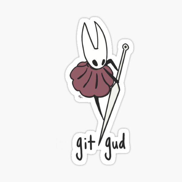 hornet git gud Sticker for Sale by AudiWhale