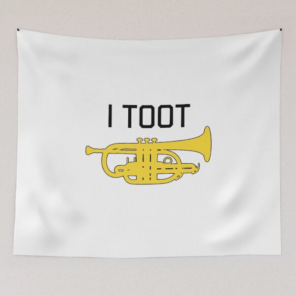 Item preview, Cornet - I TOOT - Funny trumpet gift / Funny cornet gift designed and sold by HEJAshirts.
