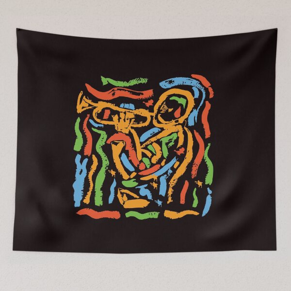 Item preview, Trumpeter Paint Brush Style designed and sold by jazzworldquest.