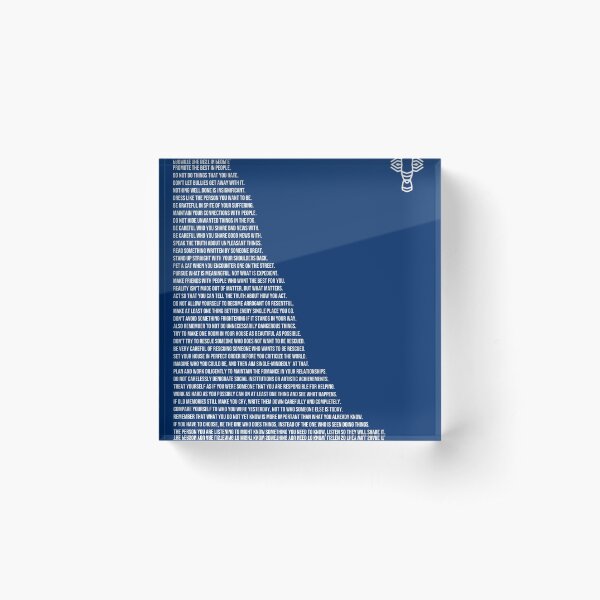 Item preview, Jordan B Peterson's Rules -- Blue designed and sold by bjames1.