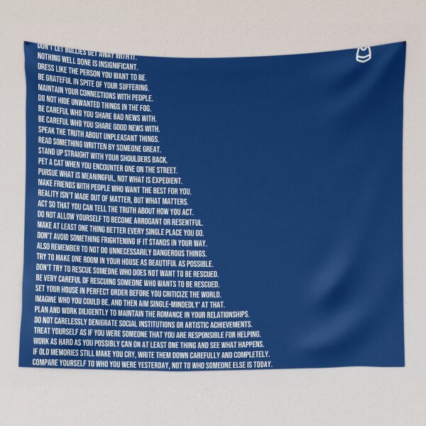 Item preview, Jordan B Peterson's Rules -- Blue designed and sold by bjames1.