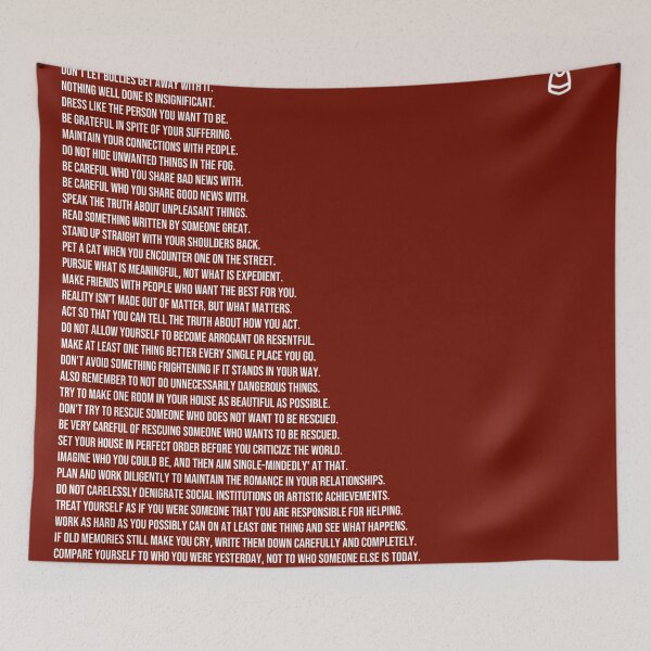 Item preview, Jordan B Peterson's Rules -- Red designed and sold by bjames1.