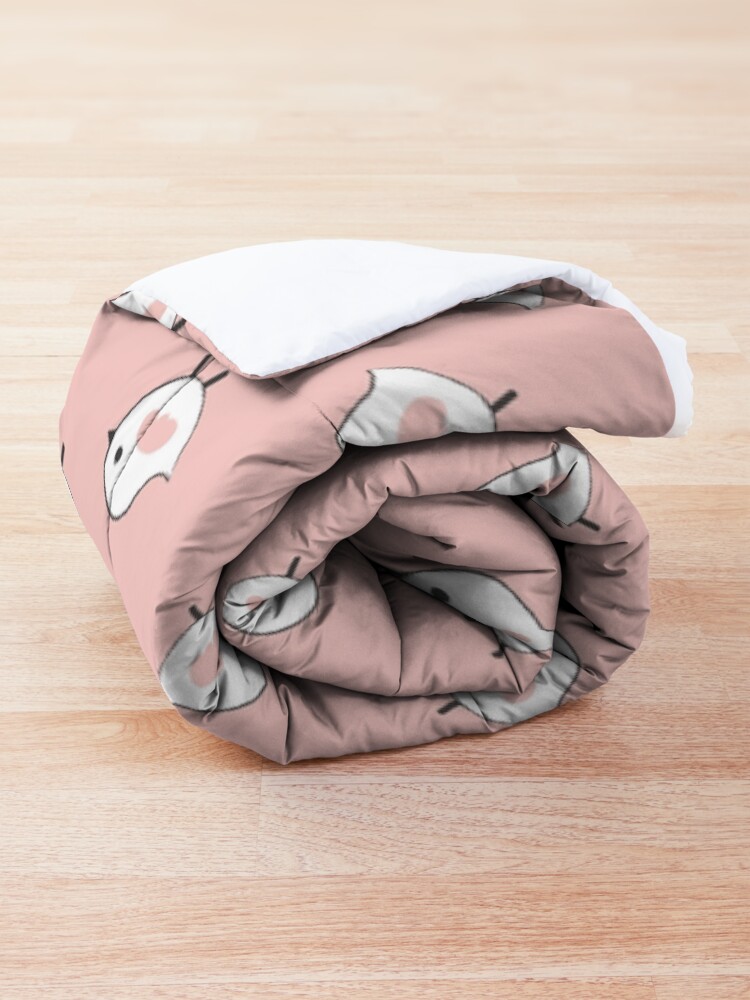 Alternate view of Busy Birdies - Rose Quartz Comforter