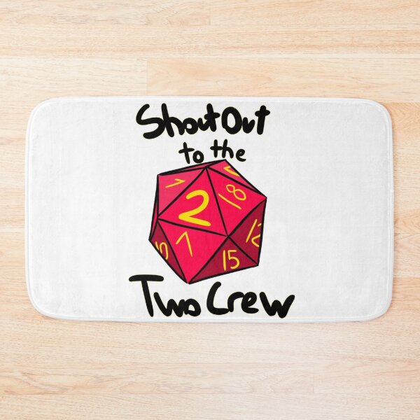 Item preview, 2crew [Text, No Dice] designed and sold by Blizardstar.