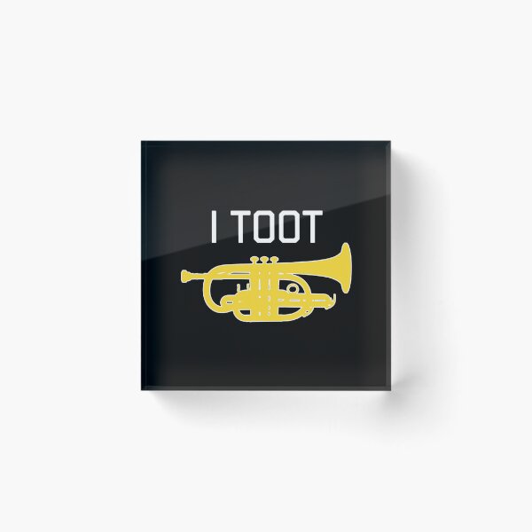 Item preview, Cornet - I TOOT - Funny trumpet gift / Funny cornet gift designed and sold by HEJAshirts.