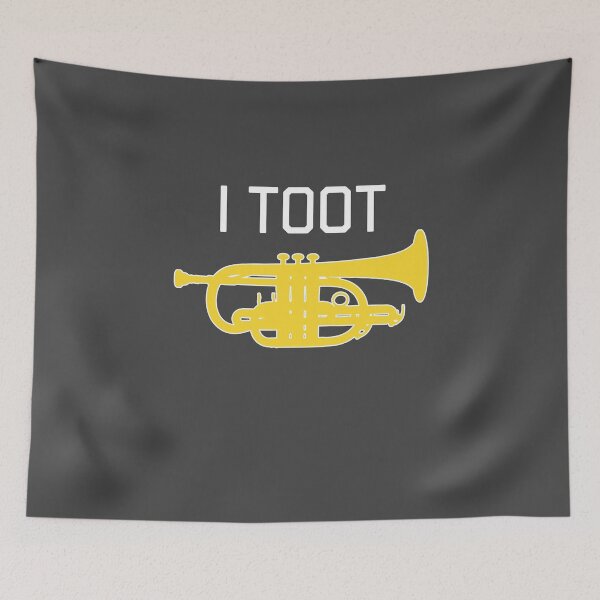 Item preview, Cornet - I TOOT - Funny trumpet gift / Funny cornet gift designed and sold by HEJAshirts.