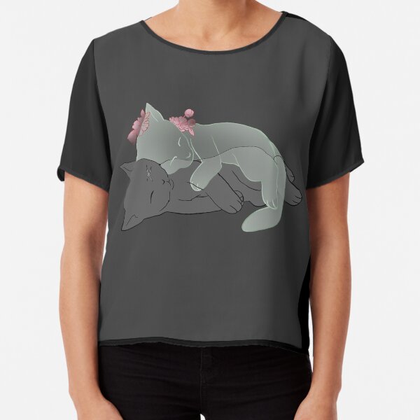 Guardian Kitten Chiffon Top