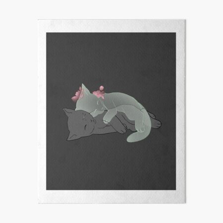 Guardian Kitten Art Board Print