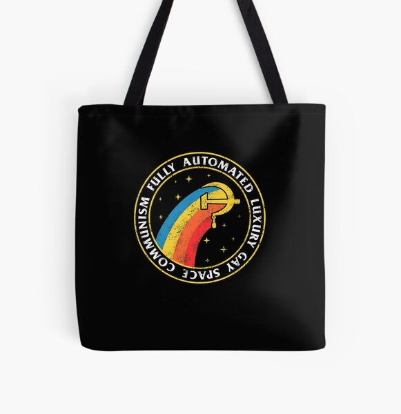 Fully Automated Luxury Gay Space Communism All Over Print Tote Bag