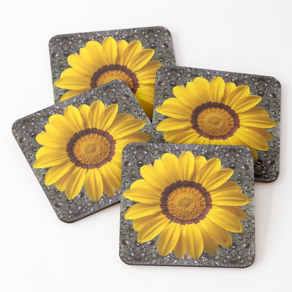 Item preview, Beautiful yellow flower on abstract background designed and sold by homemadecreate.