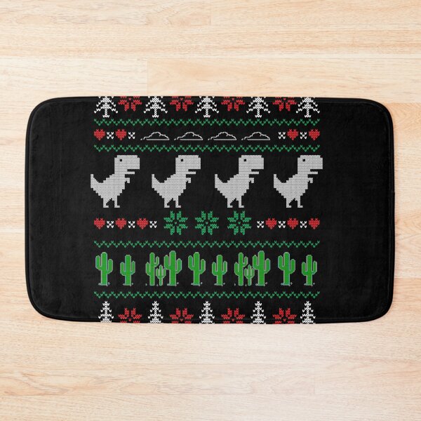 Item preview, Chrome Dino T Rex Ugly Christmas Sweater Game designed and sold by bananashirts.