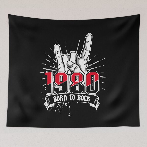 Item preview, 1980 and still loud and wild, born to be rock designed and sold by JIGGO.