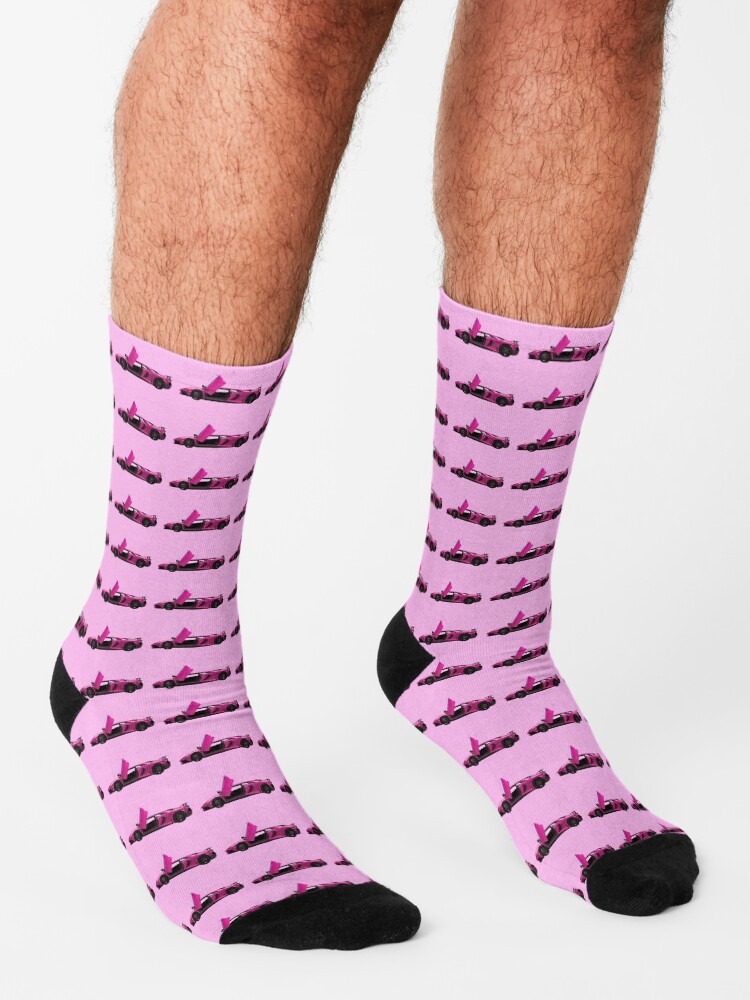 Alternate view of Pink Lambo Socks
