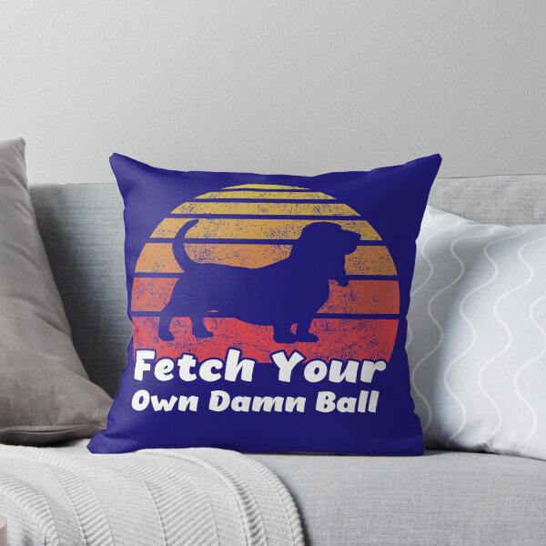 Item preview, Funny Bassett Hound Fetch Your Own Damn Ball T-Shirt designed and sold by Dan66.
