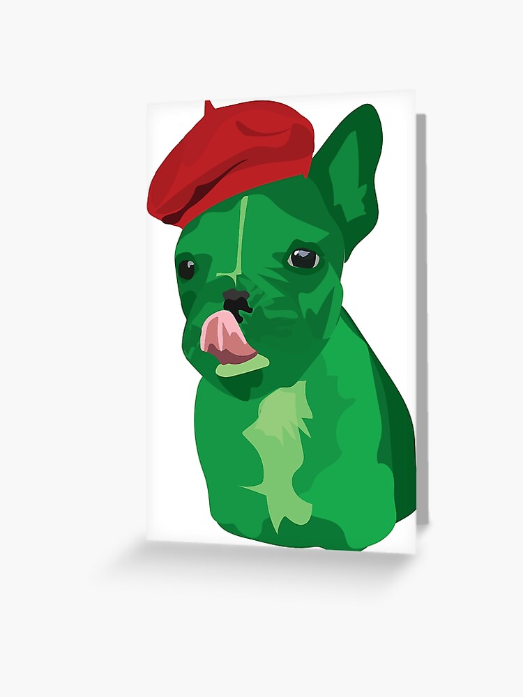french bulldog in beret
