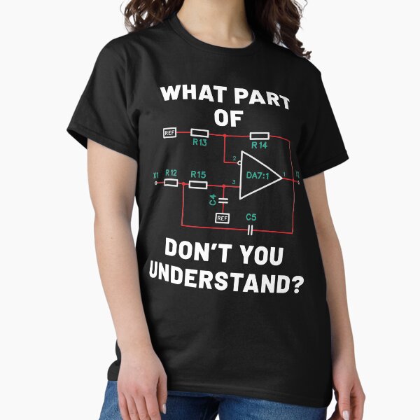Item preview, What part don't you understand? Electric circuit design designed and sold by Zagach Letters.