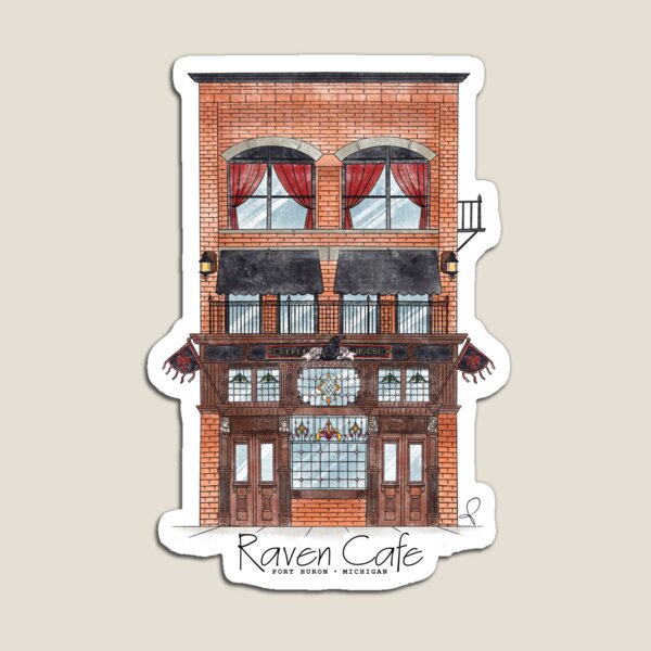 Raven Facade Magnet