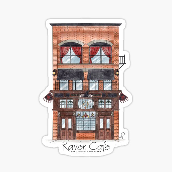 Raven Facade Sticker