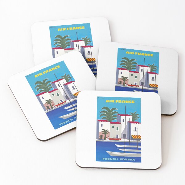 Item preview, 1960 French Riviera Air France Travel Poster designed and sold by retrographics.