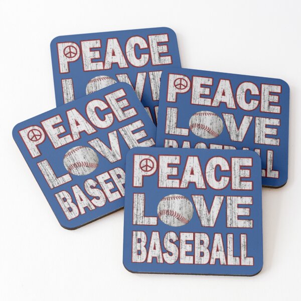 Item preview, Peace Love and Baseball  designed and sold by MoreAwesomeTees.