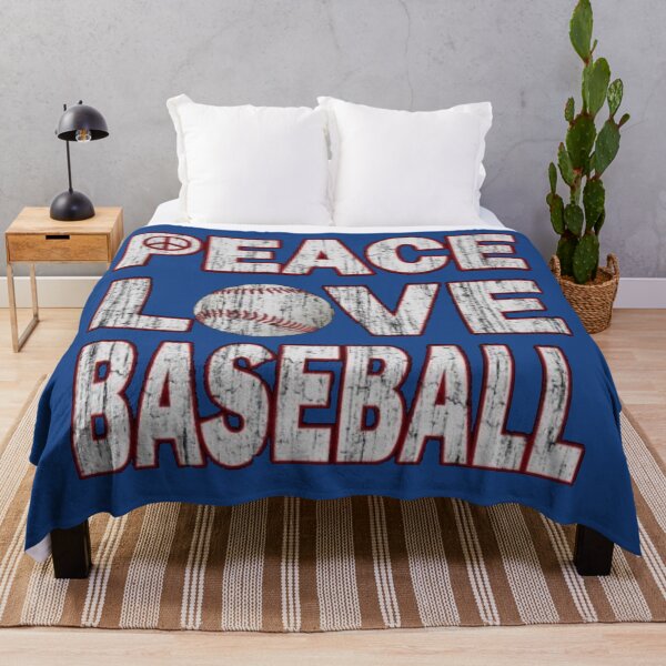 Item preview, Peace Love and Baseball designed and sold by MoreAwesomeTees.