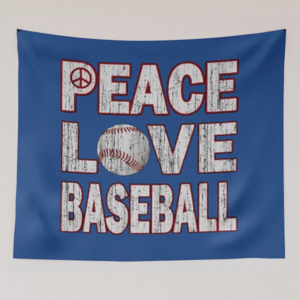 Item preview, Peace Love and Baseball  designed and sold by MoreAwesomeTees.