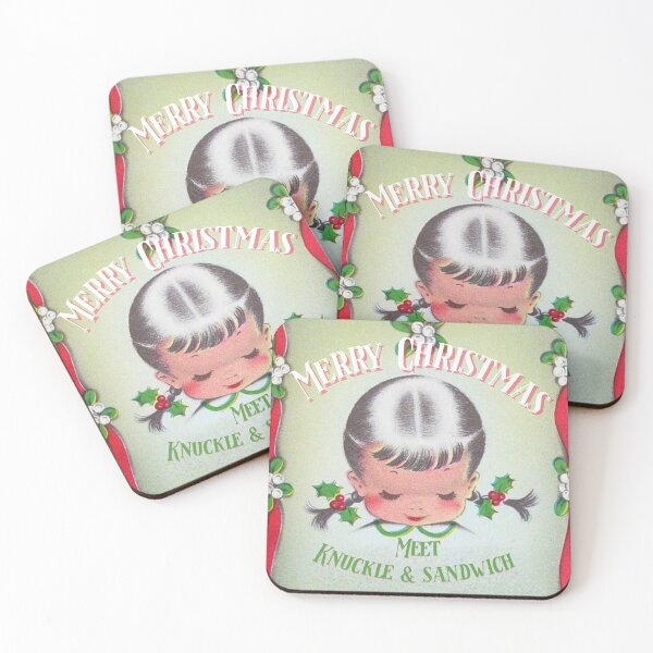 Item preview, Merry Christmas- meet knuckle and sandwich  designed and sold by AngieFadel.