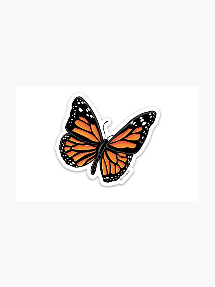 It Is A Monarch Butterfly Sticker For Sale By Cfrancis14 Redbubble 