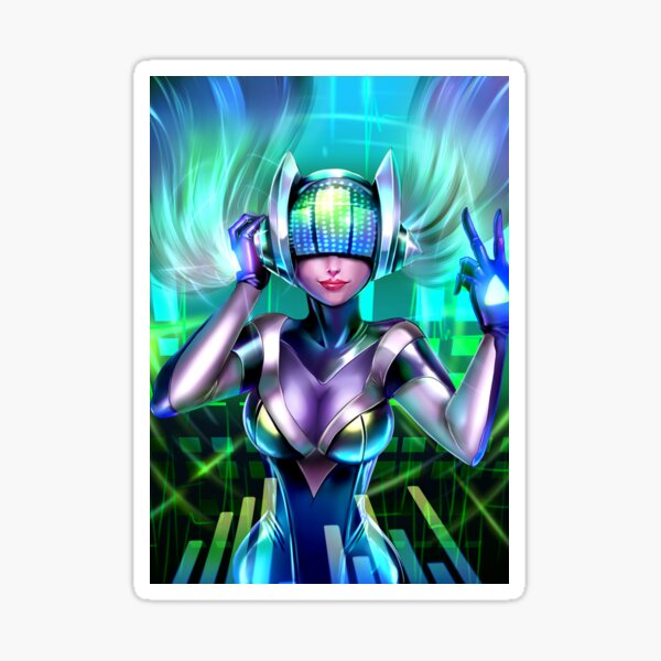 dj sona kinetic Pegatina