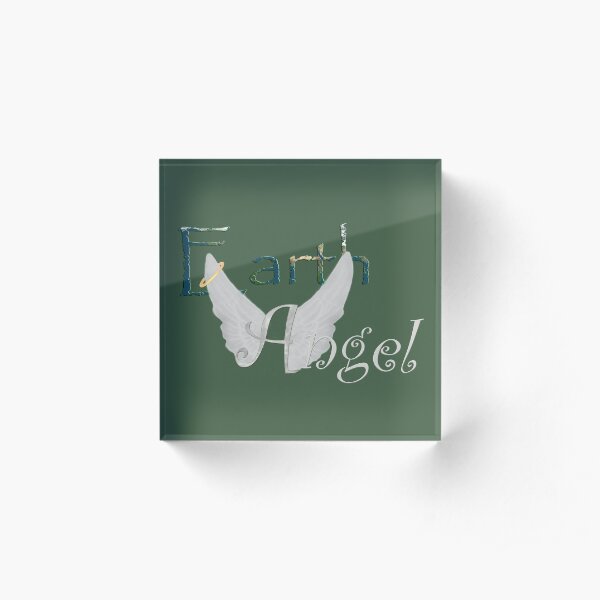 Earth Angel Acrylic Block