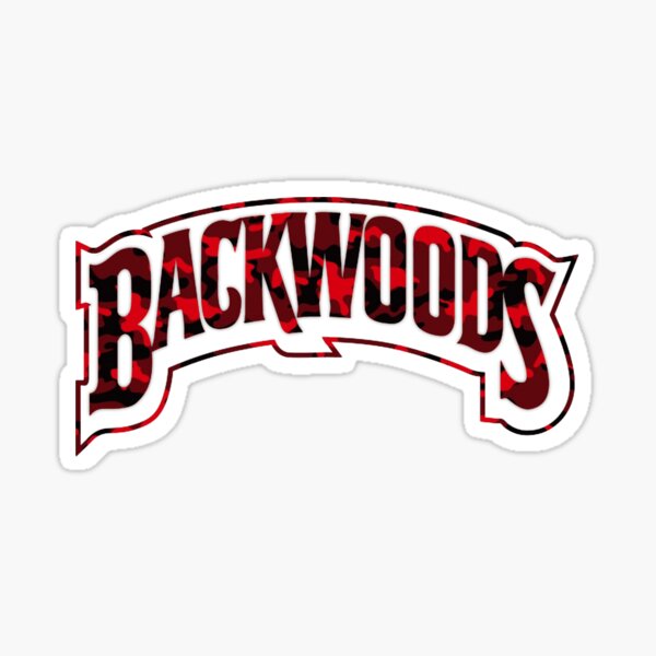 Backwoods Red Camo Sticker