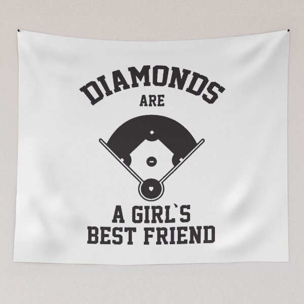 Item preview, Diamonds Are a Girls Best Friend  designed and sold by MoreAwesomeTees.