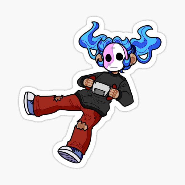 Free Falling Sal Sticker