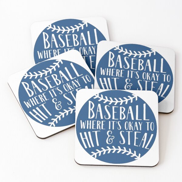 Item preview, Baseball - Where it’s Okay to Hit and Steal designed and sold by MoreAwesomeTees.