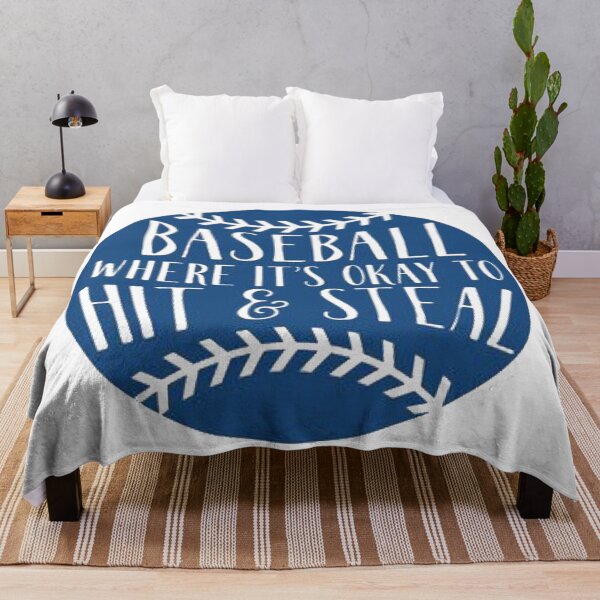 Item preview, Baseball - Where it’s Okay to Hit and Steal designed and sold by MoreAwesomeTees.