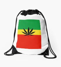 Canabis case Drawstring Bag