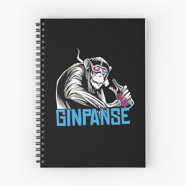 Item preview, Cool chimpanzee with gin and cigarette designed and sold by altinvest.
