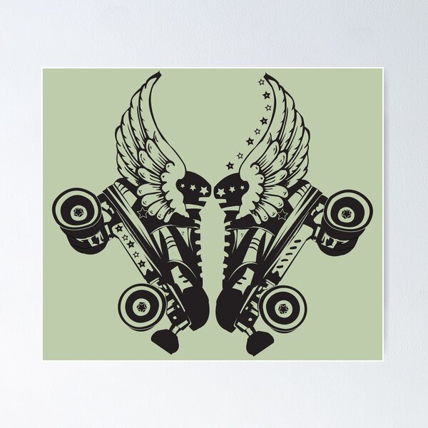 Item preview, Roller Derby Skates With Wings designed and sold by tarafly.