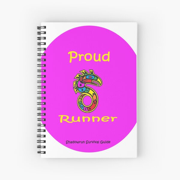 Proud Runner Spiral Notebook