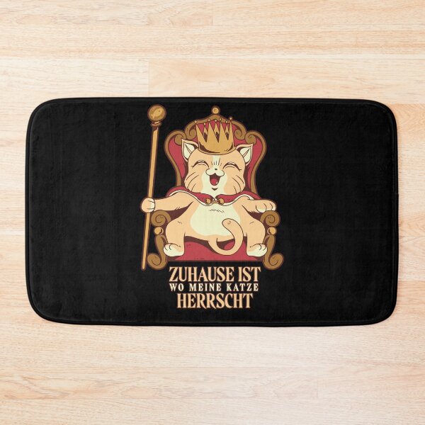 Item preview, Home is where my cat rules designed and sold by Weilichesmag.