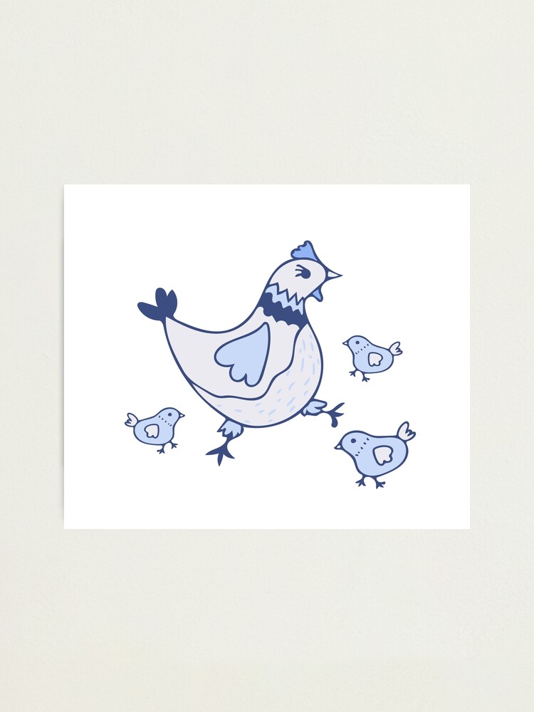 Thumbnail 2 of 3, Photographic Print, Hens and Chicks designed and sold by Jacqueline Hurd.
