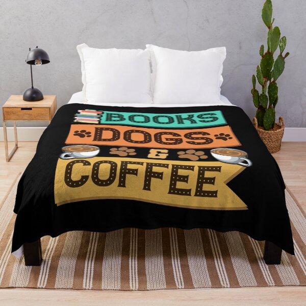 Item preview, Books Dogs and Coffee Adorable Book Lover Obsessed designed and sold by perfectpresents.