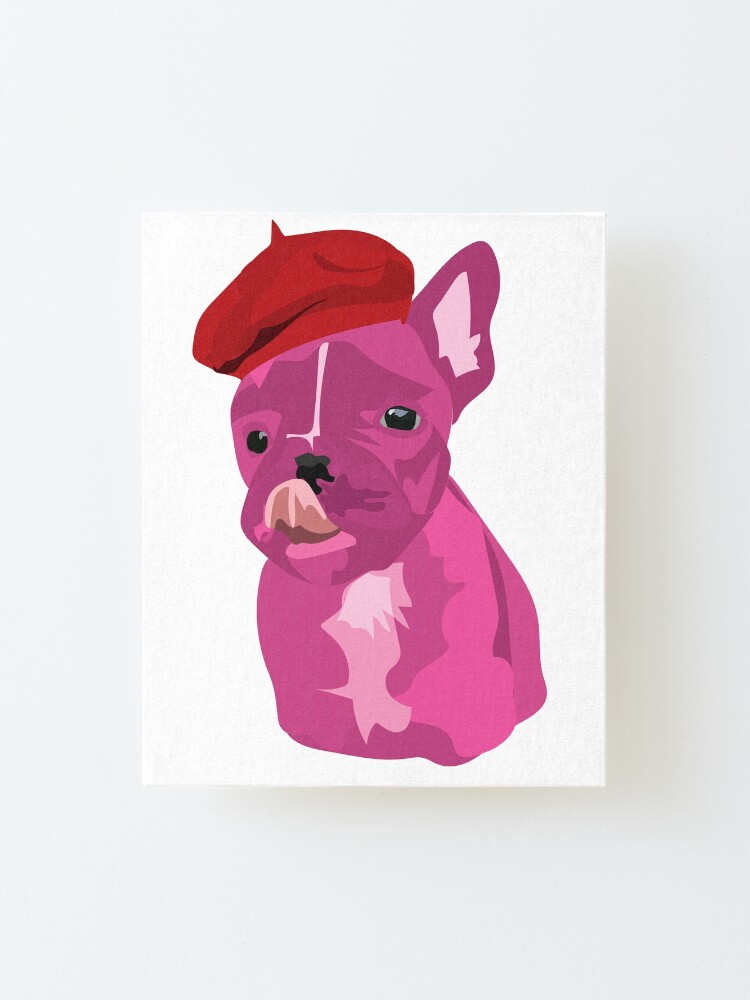 french bulldog in beret